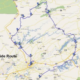 01 - Ride route